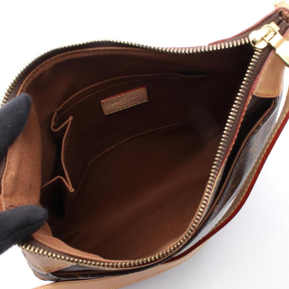 Louis Vuitton Shoulder Brown Canvas Monogram Bag Leather Odeon